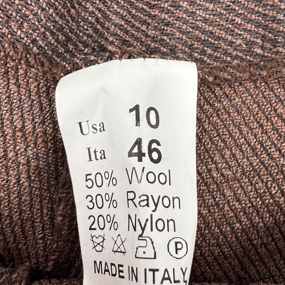 MINO LOMBARDI Women's 10 NWT Travis Ayers Wool-Blend Tweed Blazer/Pants Suit Set - Picture 14 of 16